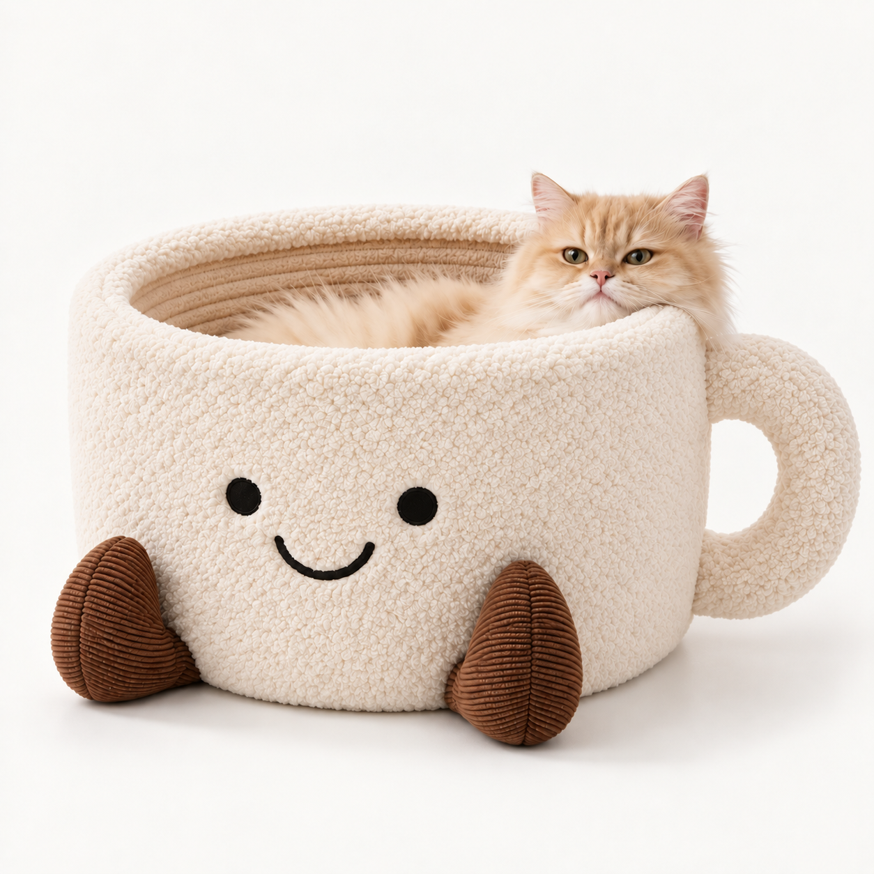 MEWHAUS Perfect Cup Cozy Pet Bed