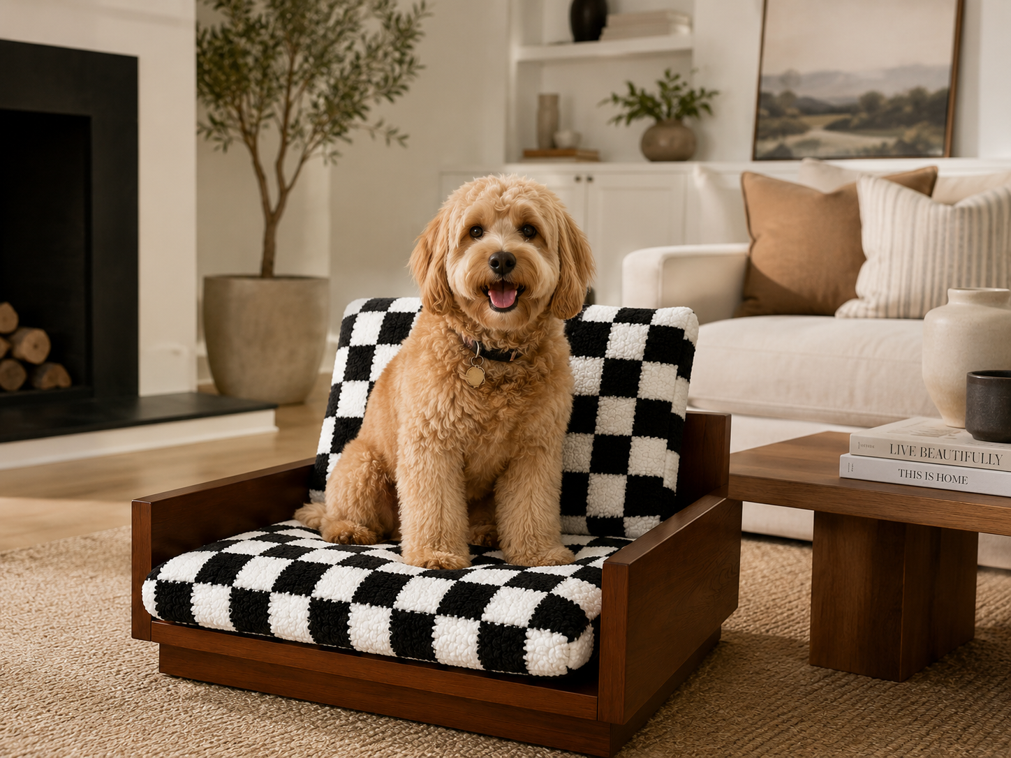 Mono Check Cat Chair product image 2