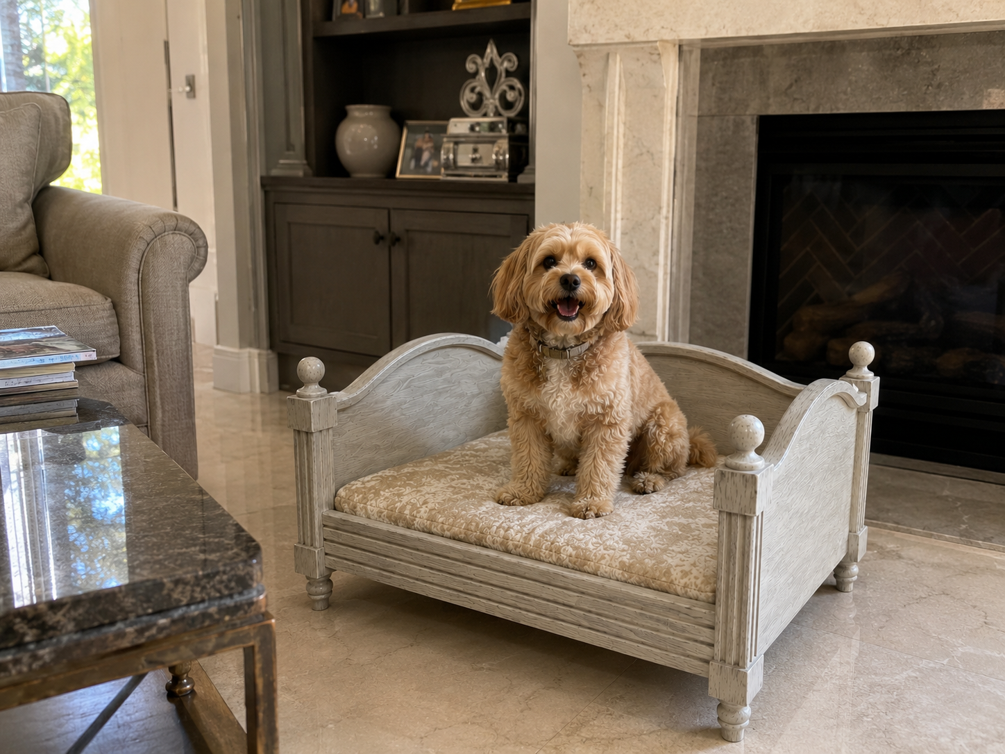 Heritage Wood Cat Sofa product image 2