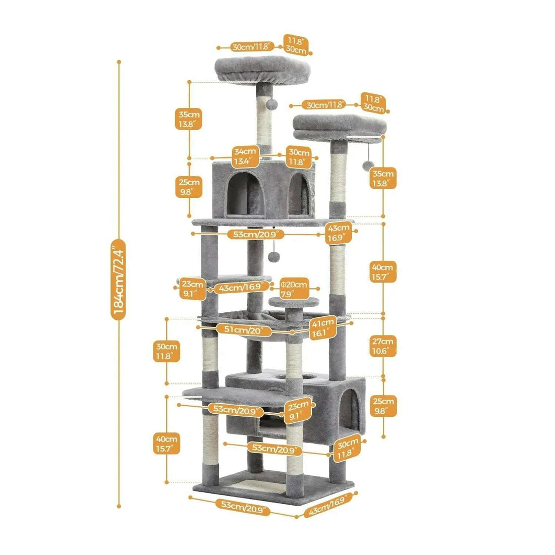 Slate XL Cat Tree product image 6