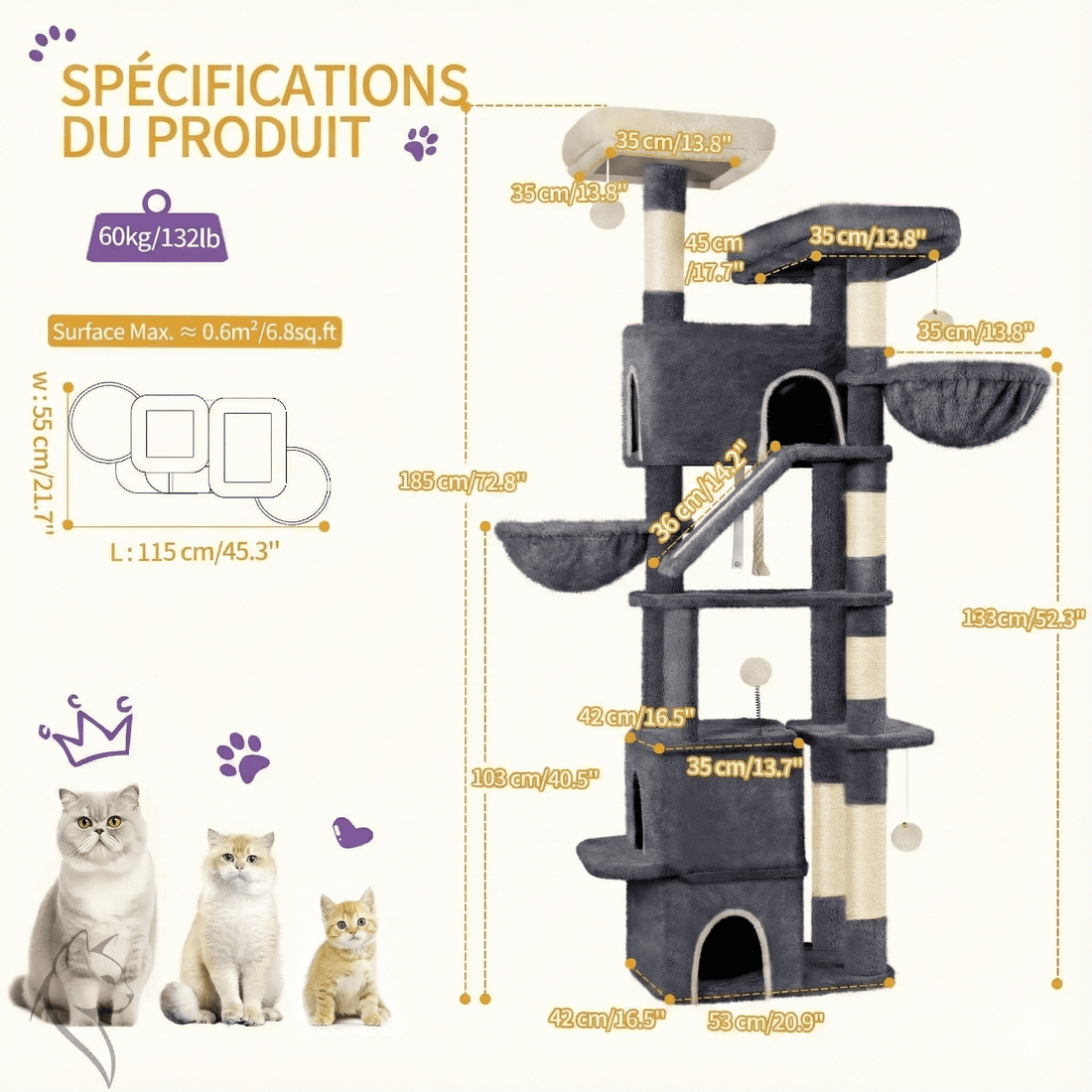 Grand Multi-Cat Tree product image 5