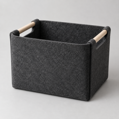 Column Felt Storage Bin — AI-generated design visualization