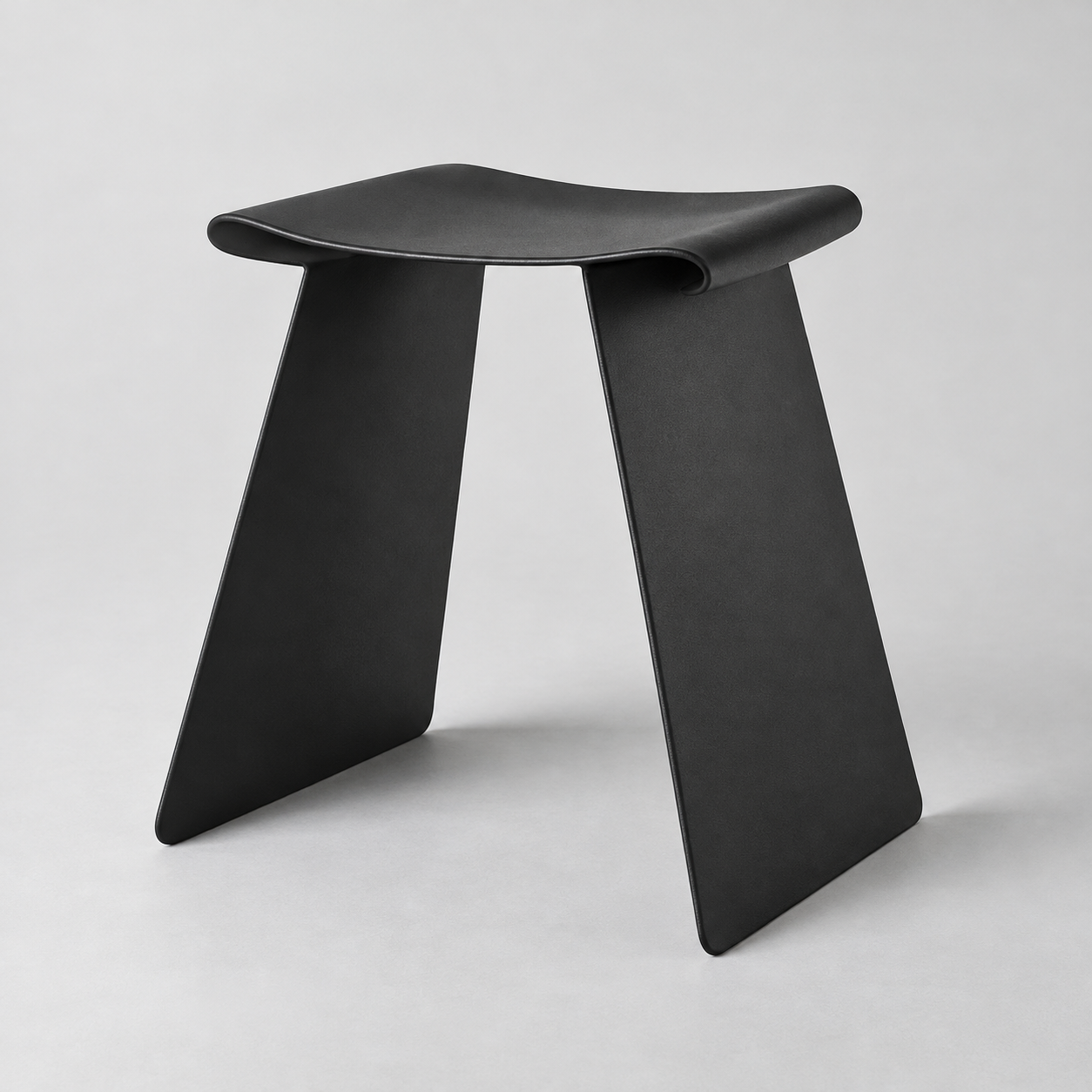 Fold Black Accent Stool — AI-generated design visualization