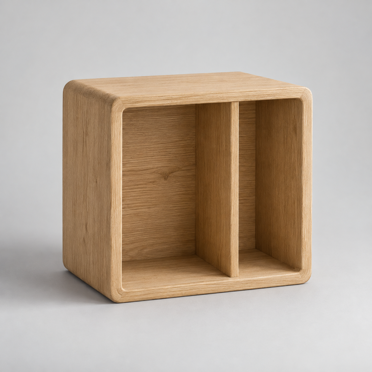 Niche Oak Cube Shelf — AI-generated design visualization