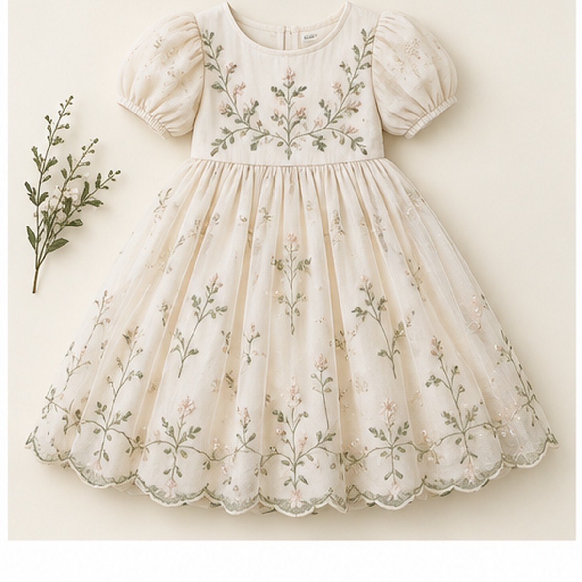 Noura Embroidered Occasion Dress