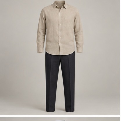 Omar Linen Shirt Set