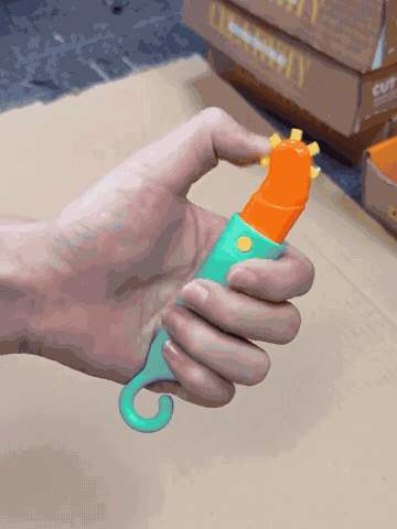 Cardboard construction tools in action