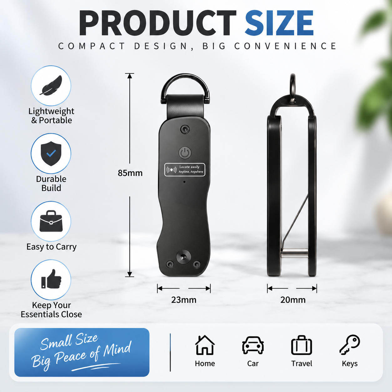 Smart Key Organizer with Apple Find My - 8