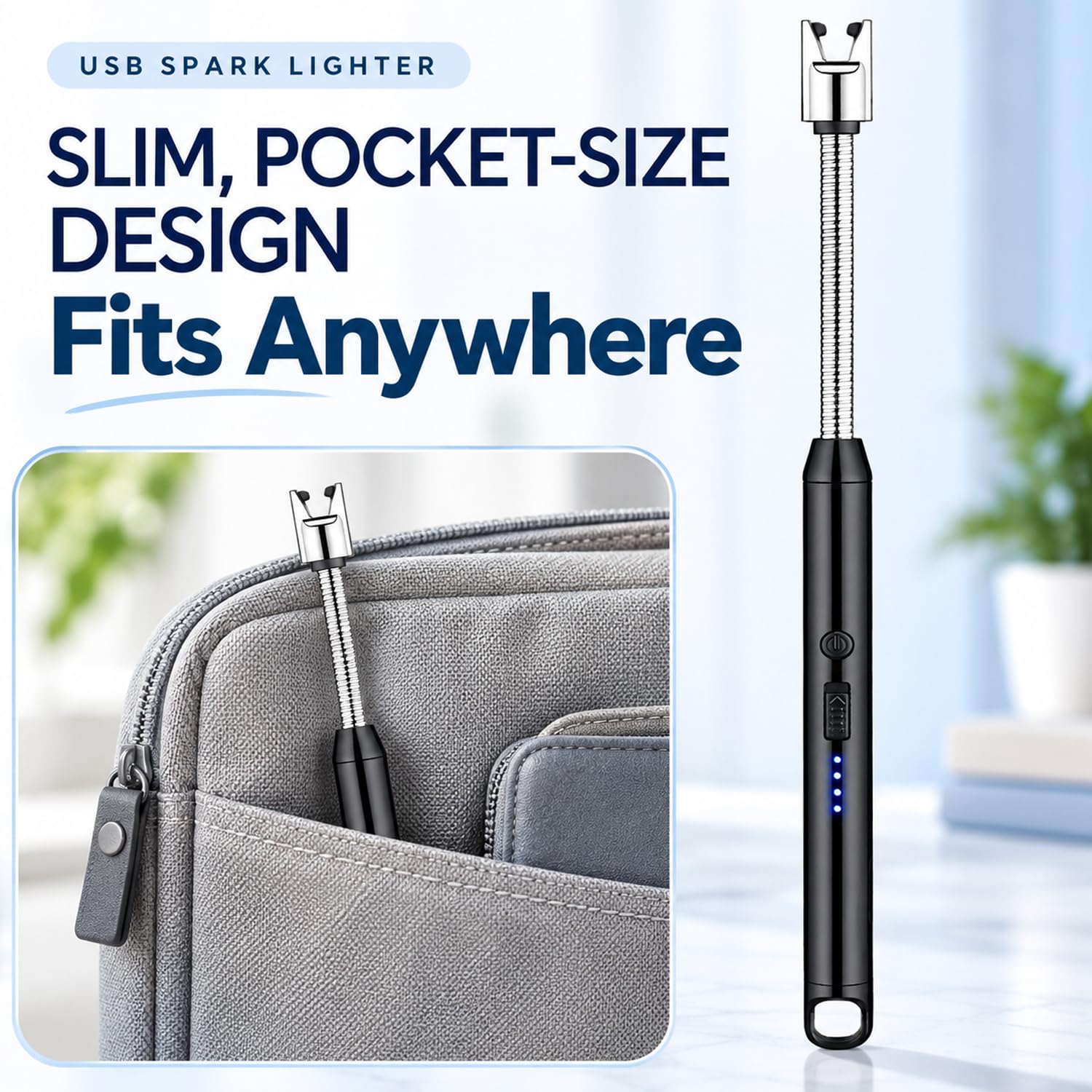 Christmas Flexible Arc Lighter — USB Rechargeable & Wind-Resistant - 8