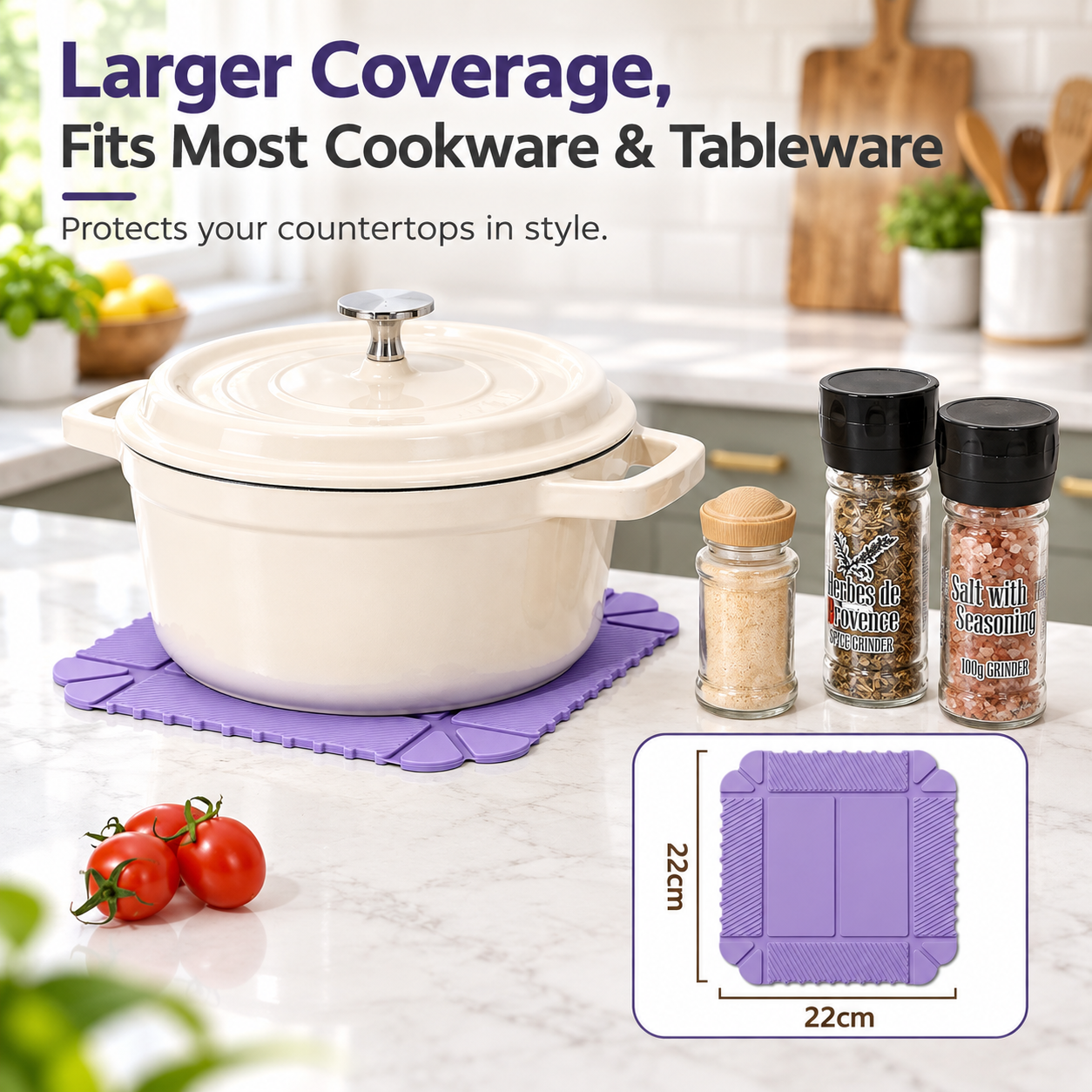 Holiday 2-in-1 Magnetic Foldable Silicone Tray & Trivet