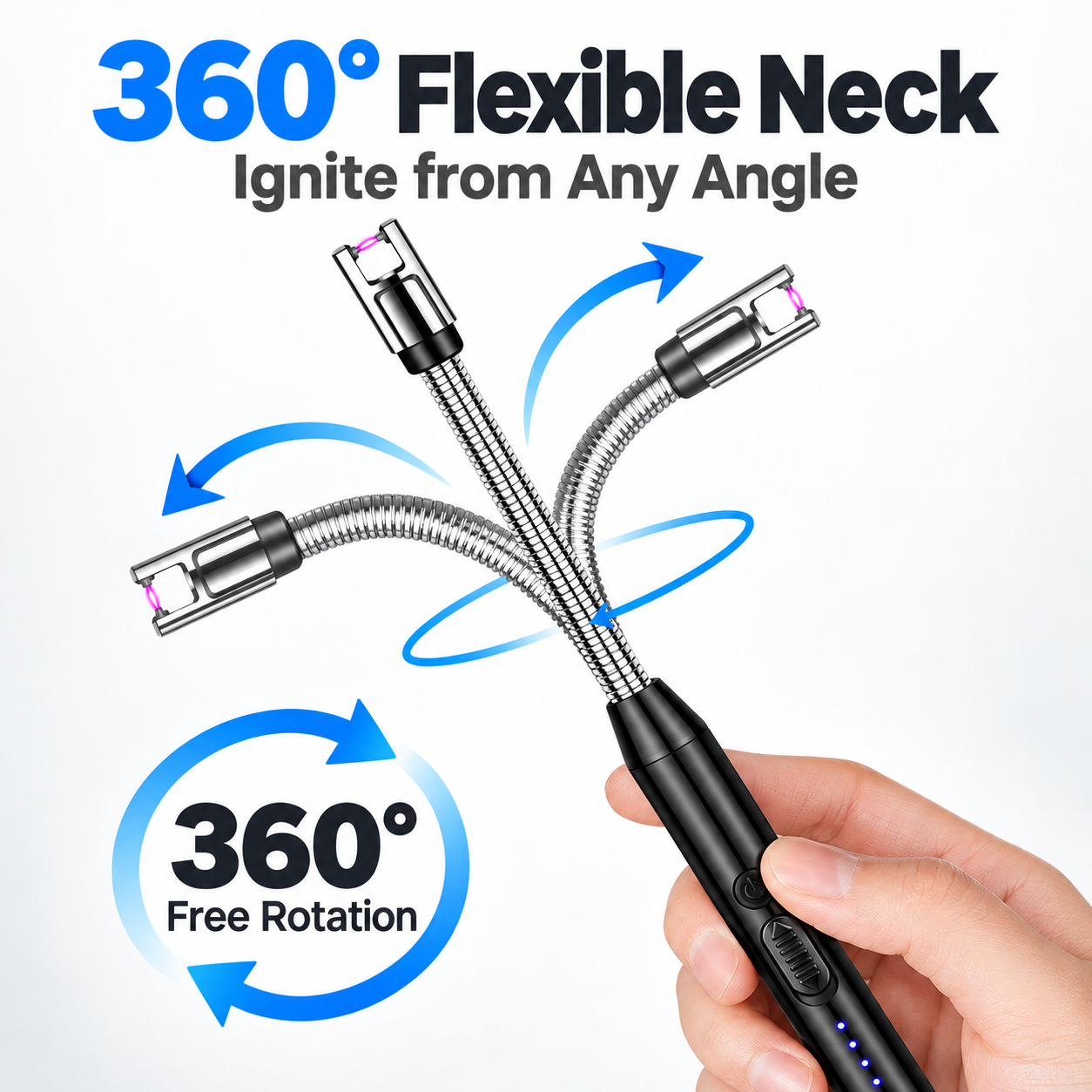 Christmas Flexible Arc Lighter — USB Rechargeable & Wind-Resistant - 5