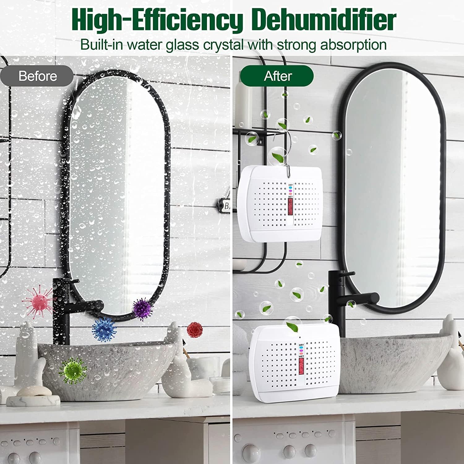 Rechargeable Mini Dehumidifier – Holiday Moisture Guard