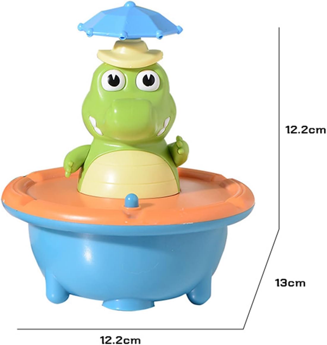 Crocodile fountain toy dimensions