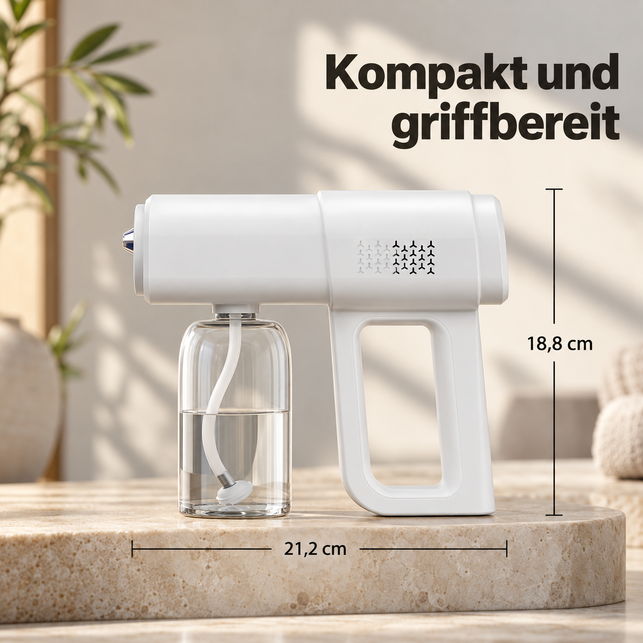 Blaulicht-Sprühgerät für einfache Desinfektion