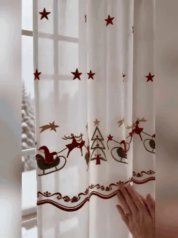 Quick grommet installation and Christmas window makeover