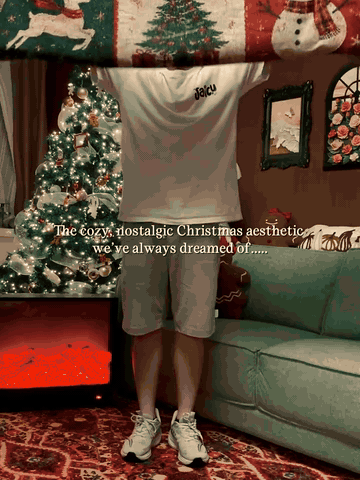 Christmas woven throw video demonstration