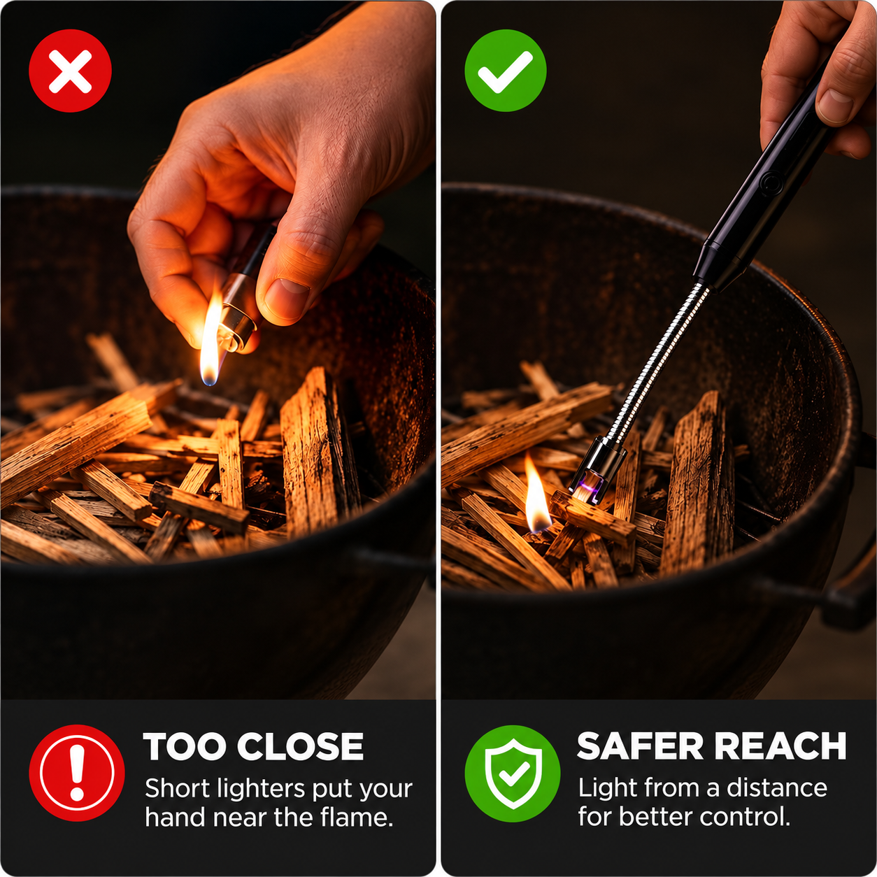 Christmas Flexible Arc Lighter — USB Rechargeable & Wind-Resistant - 3