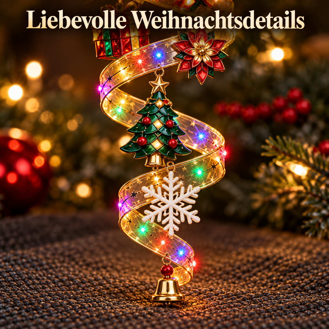 Leuchtender Schneemann-Türschmuck für einen festlichen Empfang