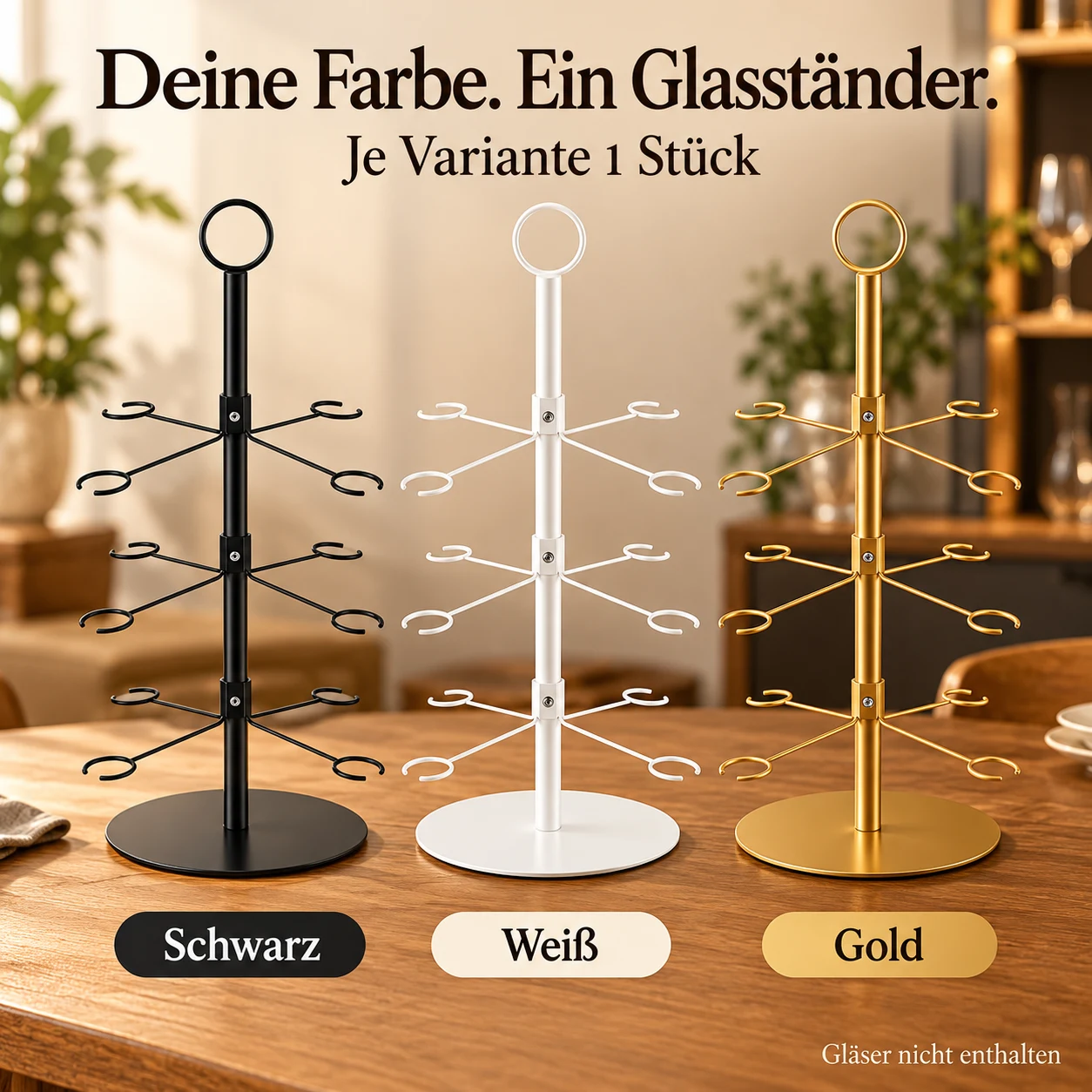 Weinglasbaum für Ordnung mit Stil