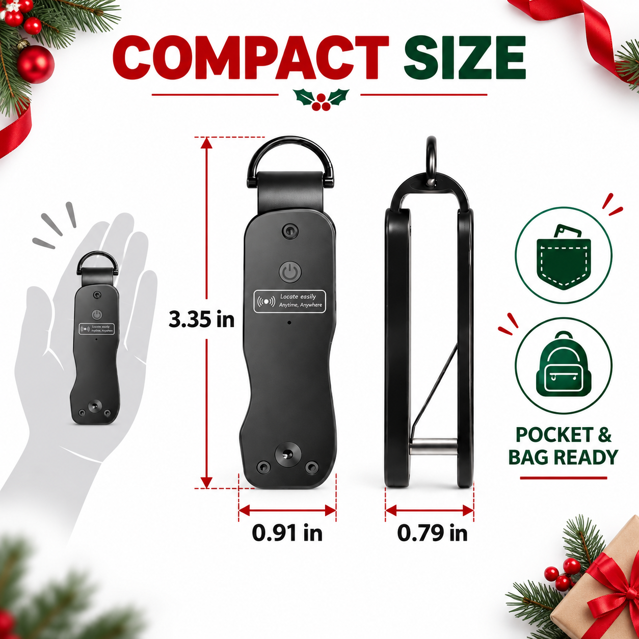 Smart key organizer dimensions in inches