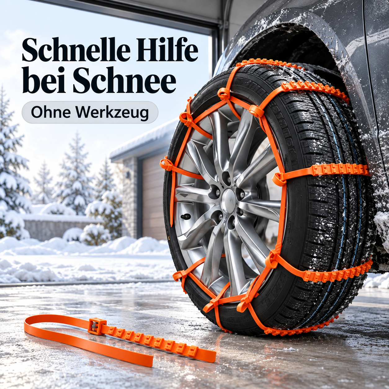 Reifen-Antirutschbänder für schnelle Hilfe bei Schnee