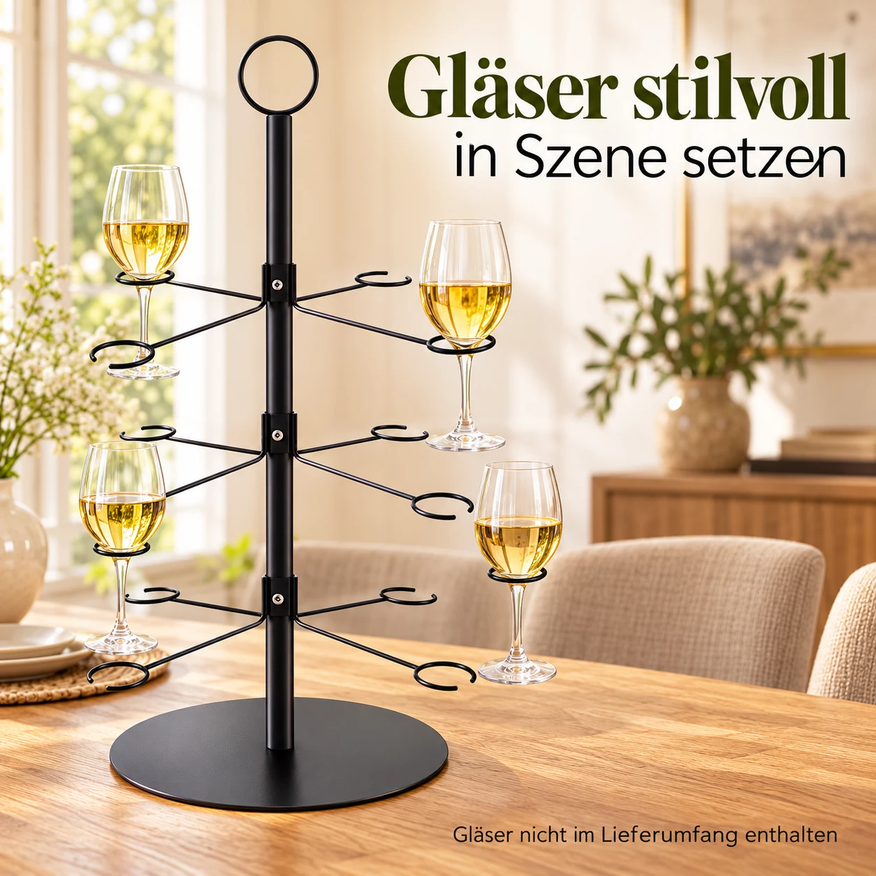 Weinglasbaum für Ordnung mit Stil
