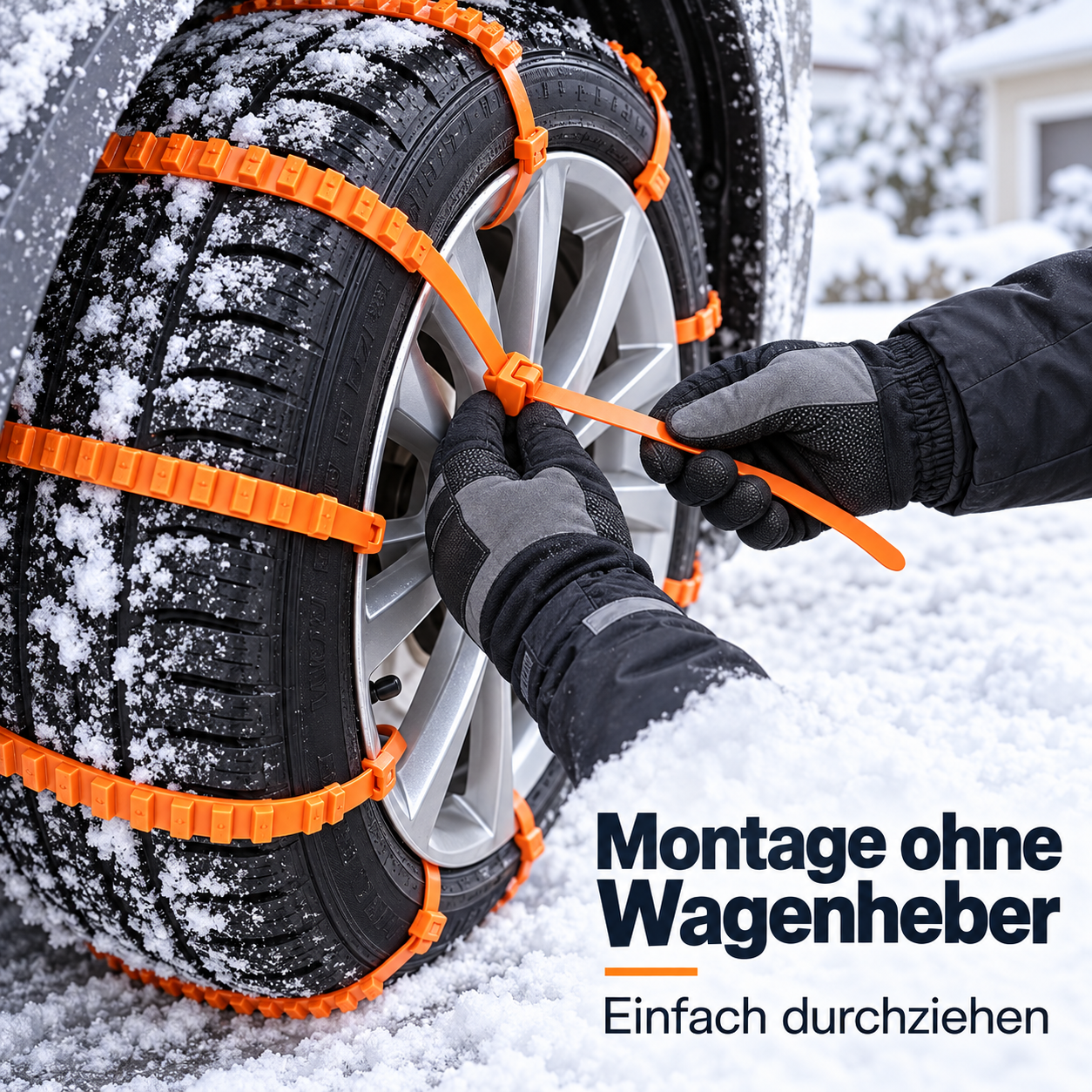 Reifen-Antirutschbänder für schnelle Hilfe bei Schnee