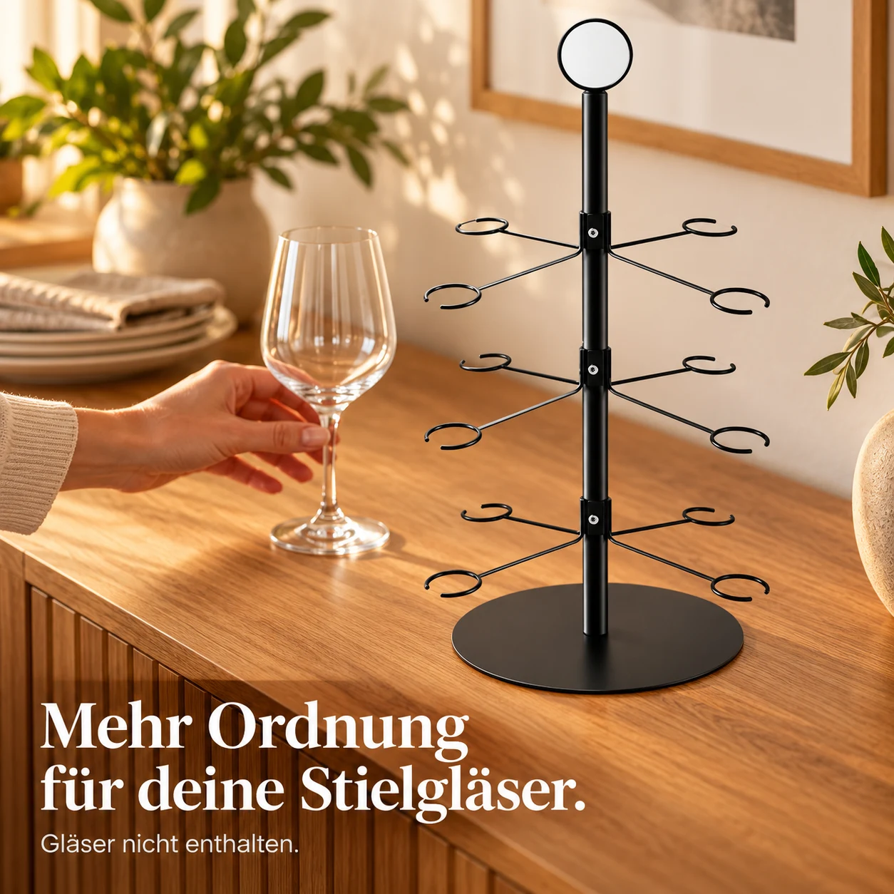 Weinglasbaum für Ordnung mit Stil