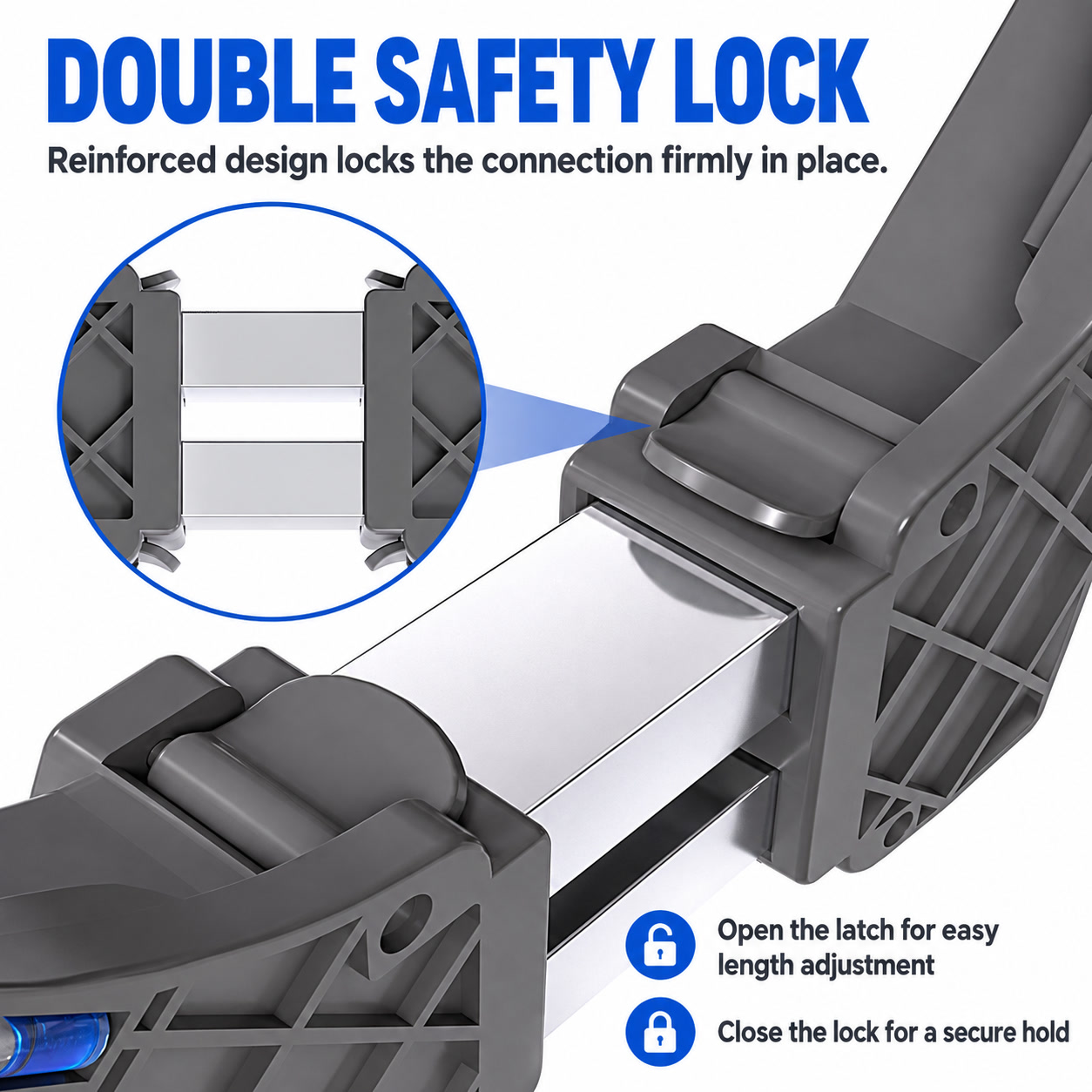Adjustable 4-Leg Appliance Base — Stable, Expandable & Easy to Clean Under - 8