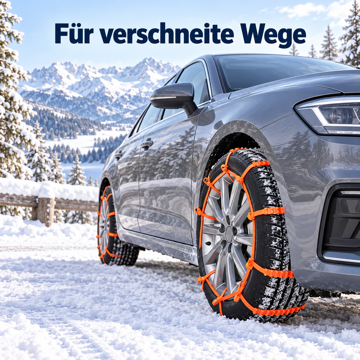 Reifen-Antirutschbänder für schnelle Hilfe bei Schnee