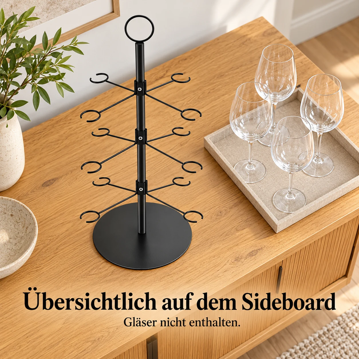 Weinglasbaum für Ordnung mit Stil