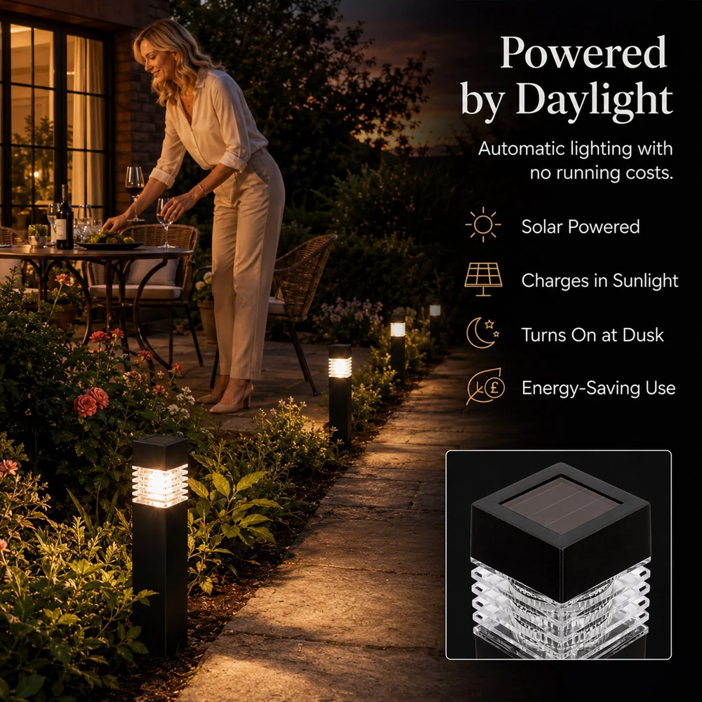 Solar powered pathway light benefits