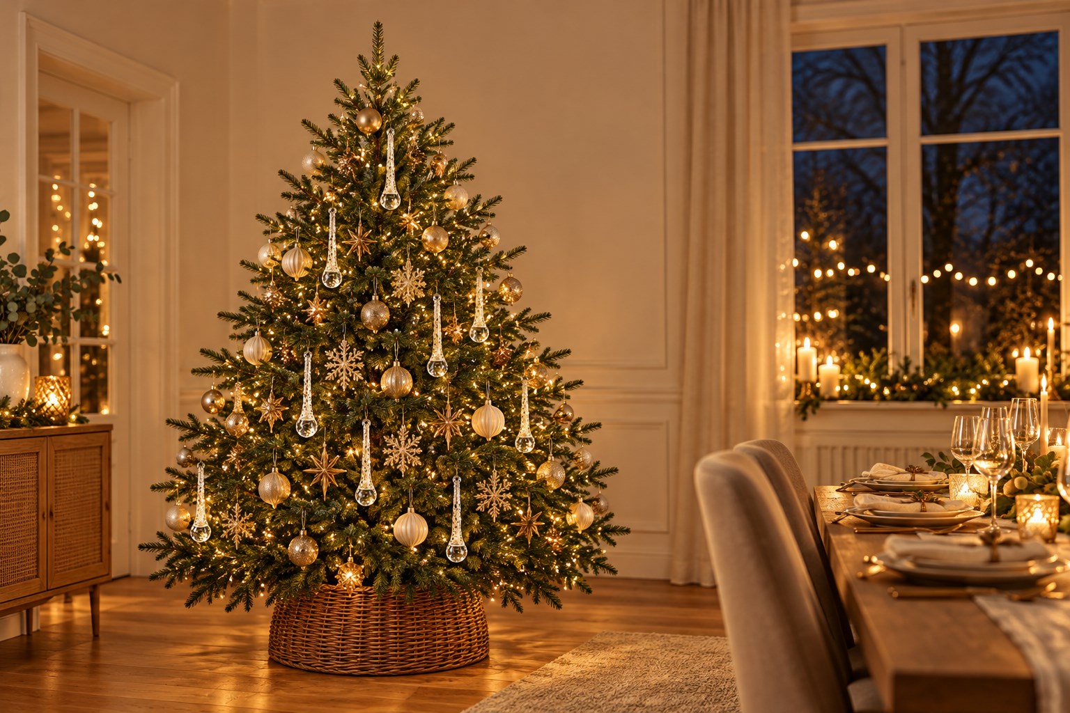 Glas-Eiszapfen für funkelnde Weihnachtsmomente