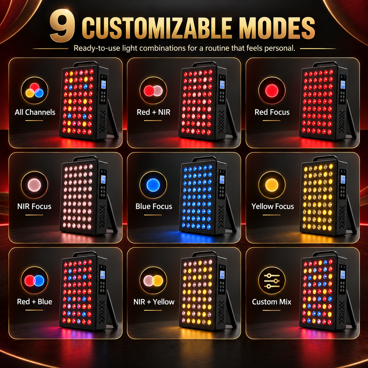 Ray Go M60 nine customizable light modes