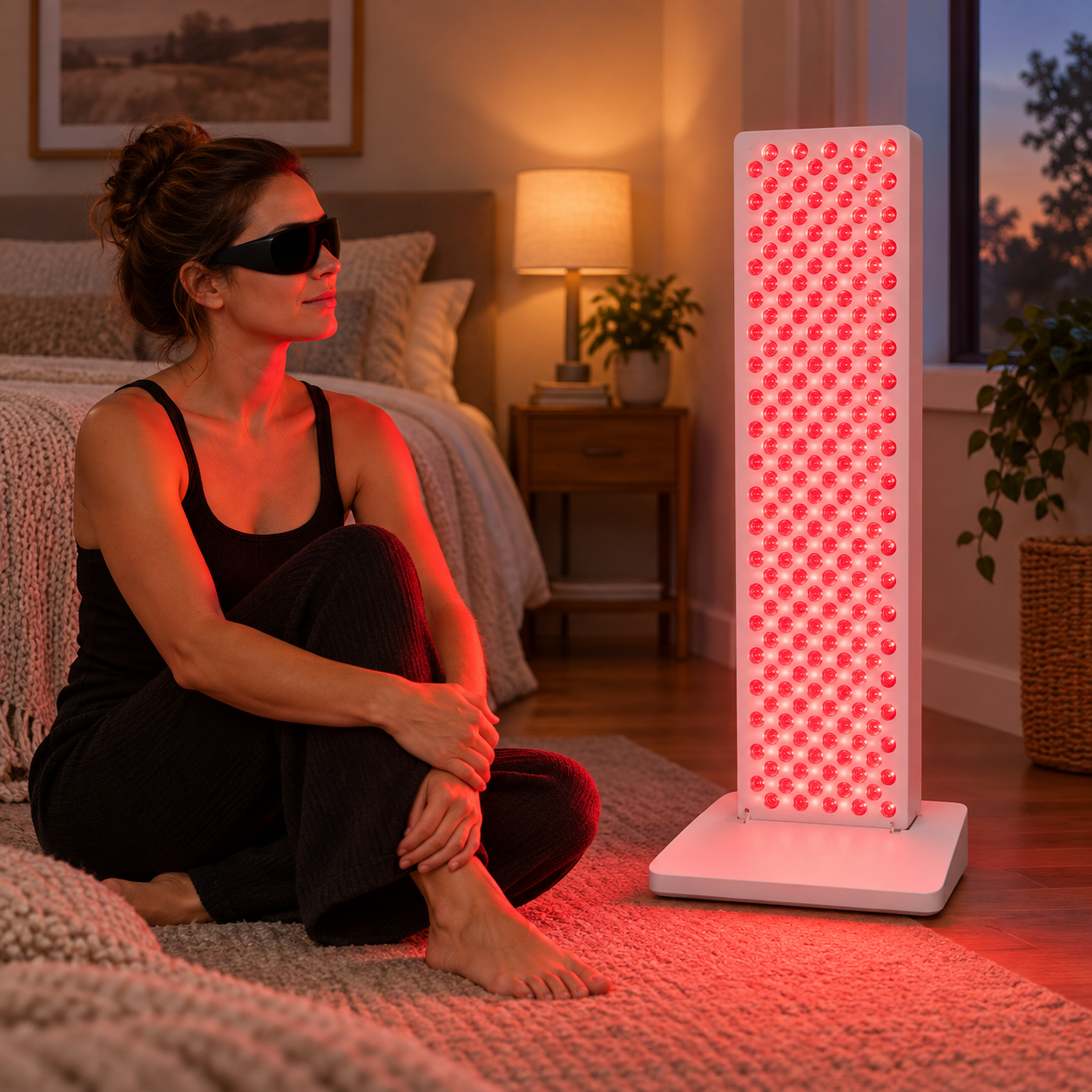 Ray Summit M210 light panel — 03 evening use with goggles