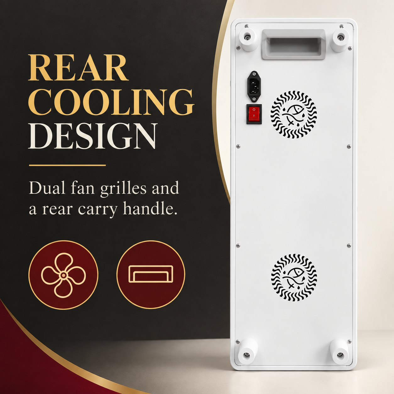 Ray Elevate M140 rear cooling design