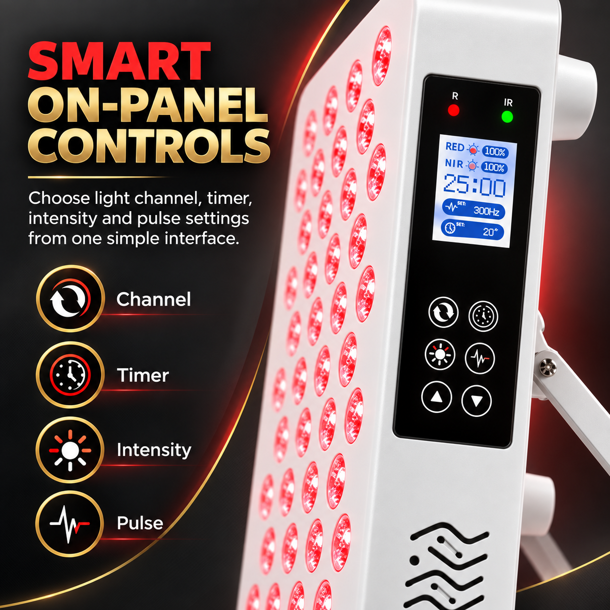 Digital on-panel controls