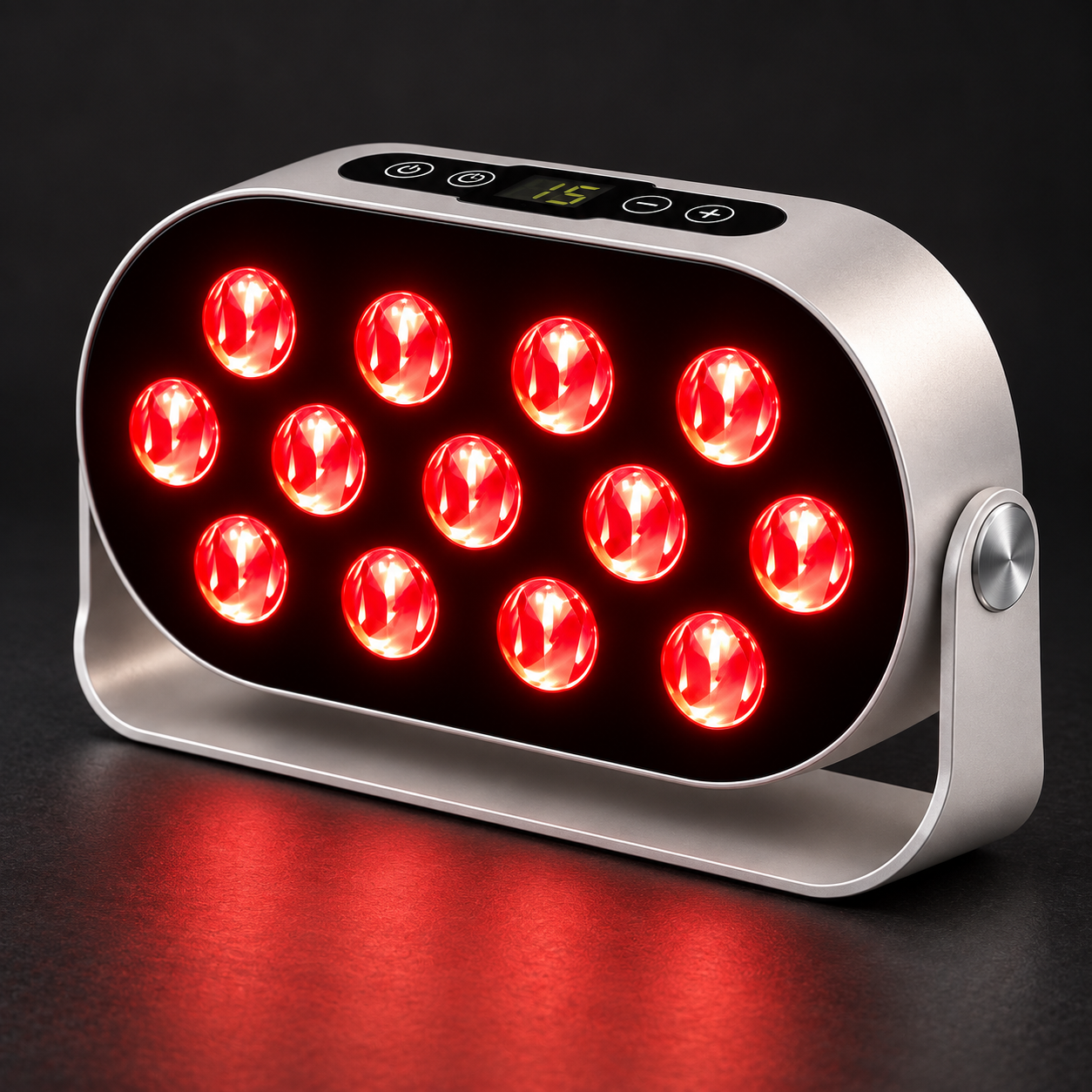 Ray Summit M210 light panel — 05 controls closeup