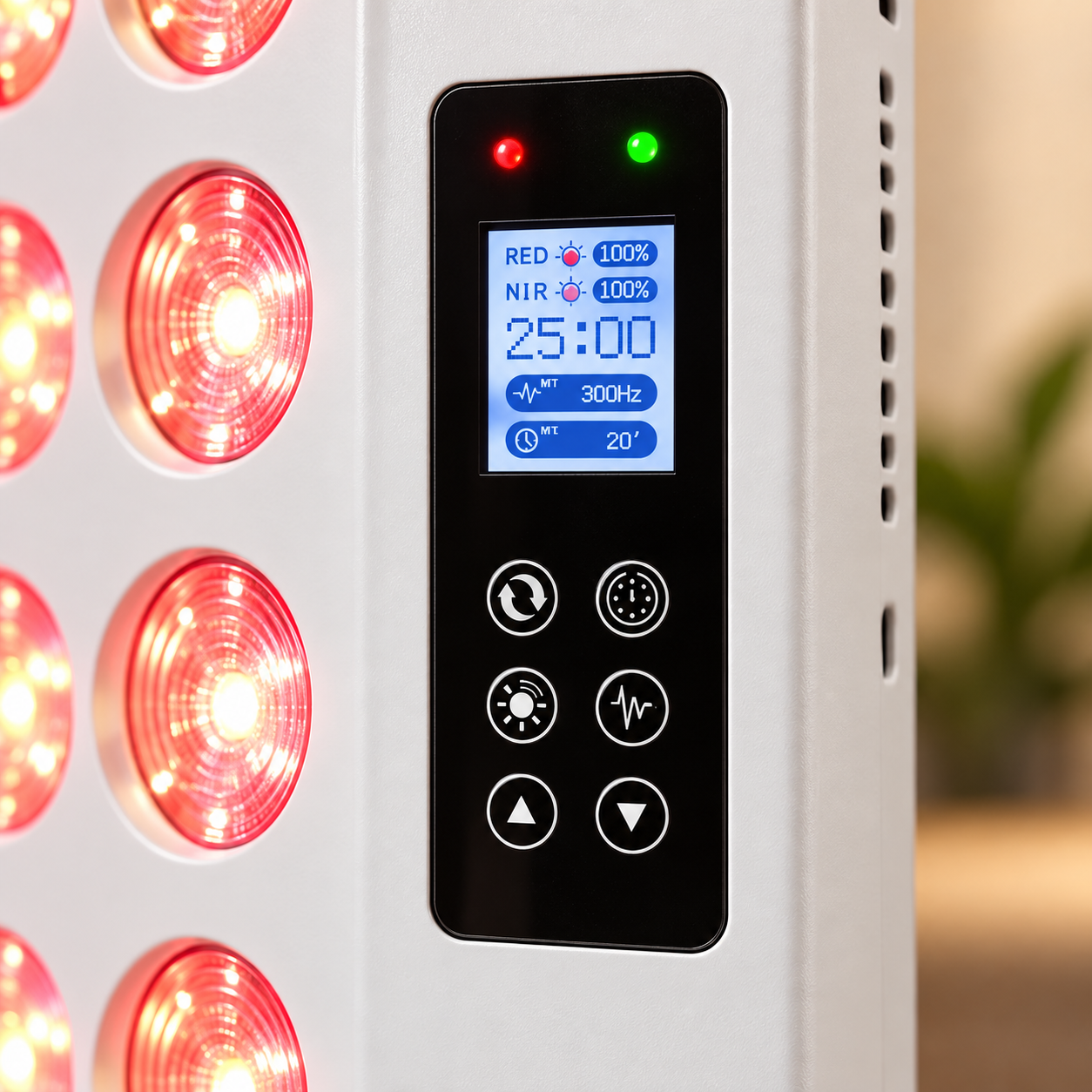 Ray Summit M210 light panel — 05 side control detail