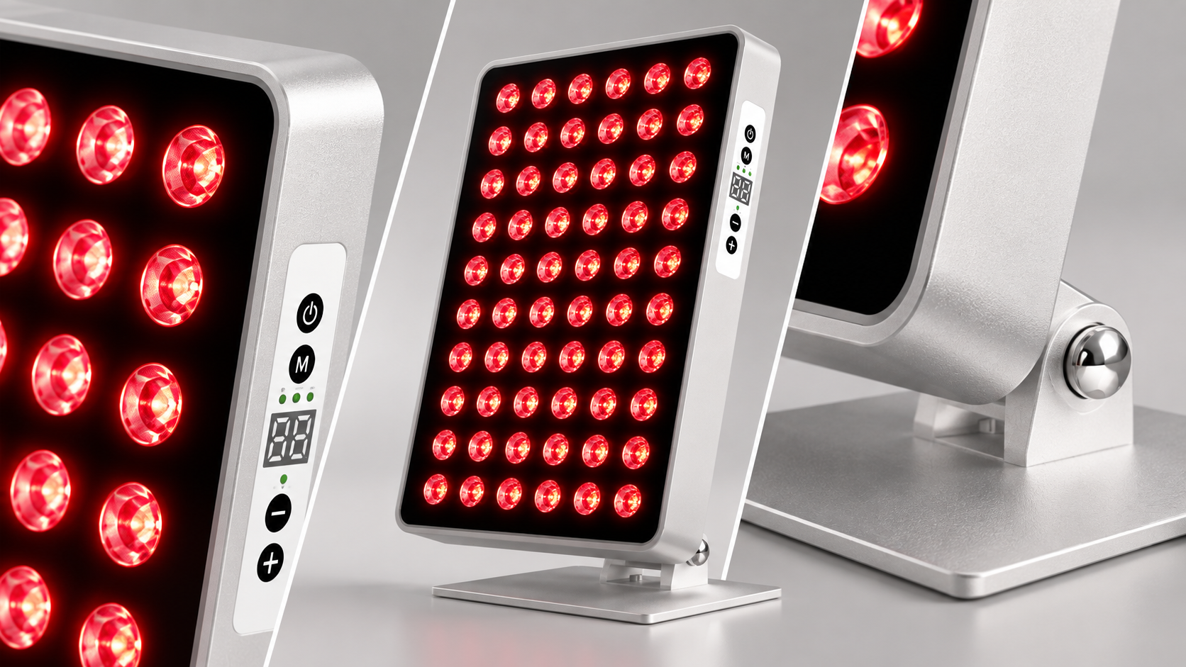 Details of the Ray Align A60 housing controls lenses and hinge