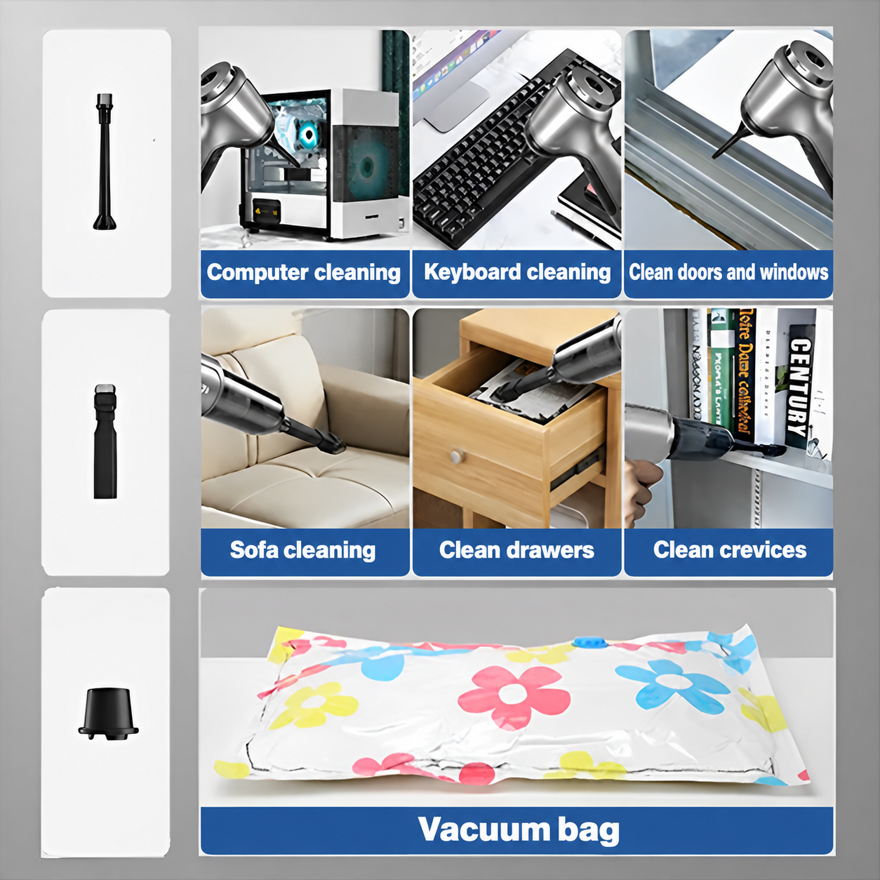 Cordless Multifunction Handheld Vacuum Cleaner