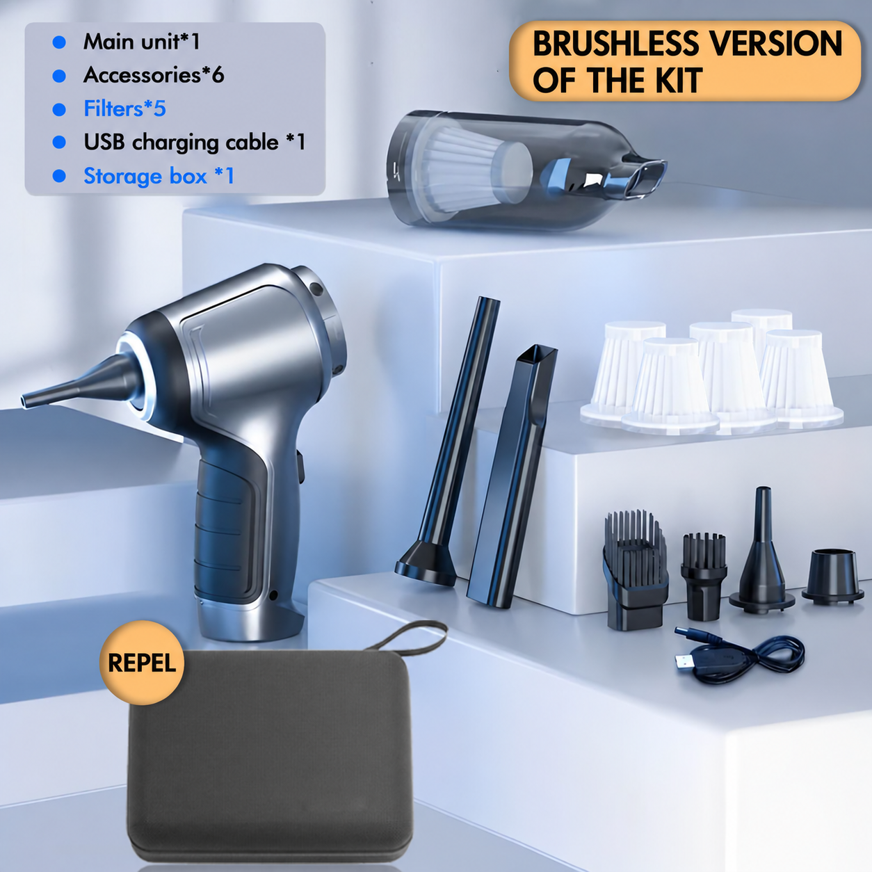 Cordless Multifunction Handheld Vacuum Cleaner
