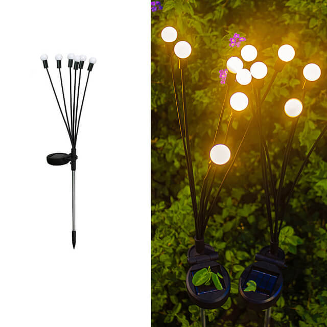 SolarGlow™ Solar-Powered Firefly Garden Light