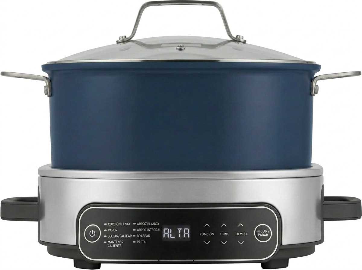 Olla arrocera y olla de cocción lenta multifuncional 8 en 1 (6L)-Envío gratis