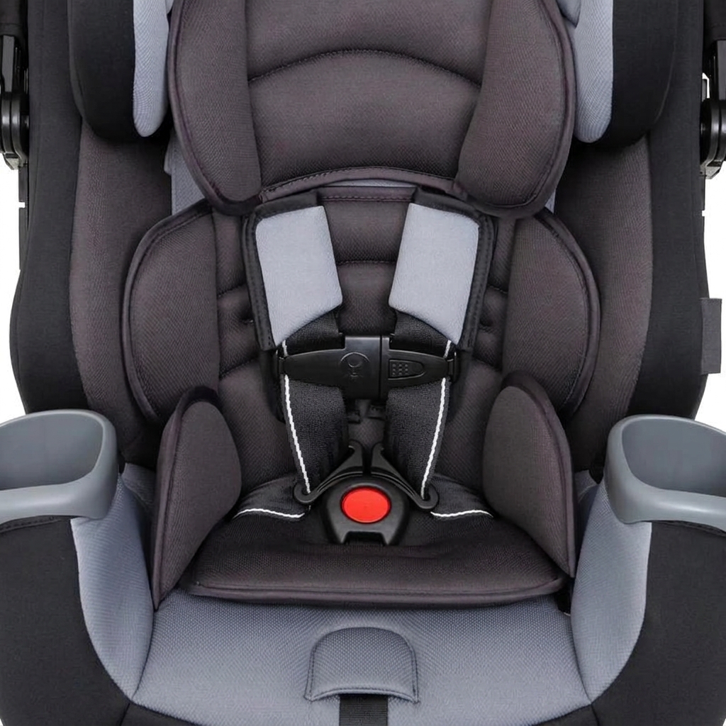 Silla de coche para bebé convertible ajustable 4 en 1 de alta gama con parasol integrado y protección contra impactos laterales.