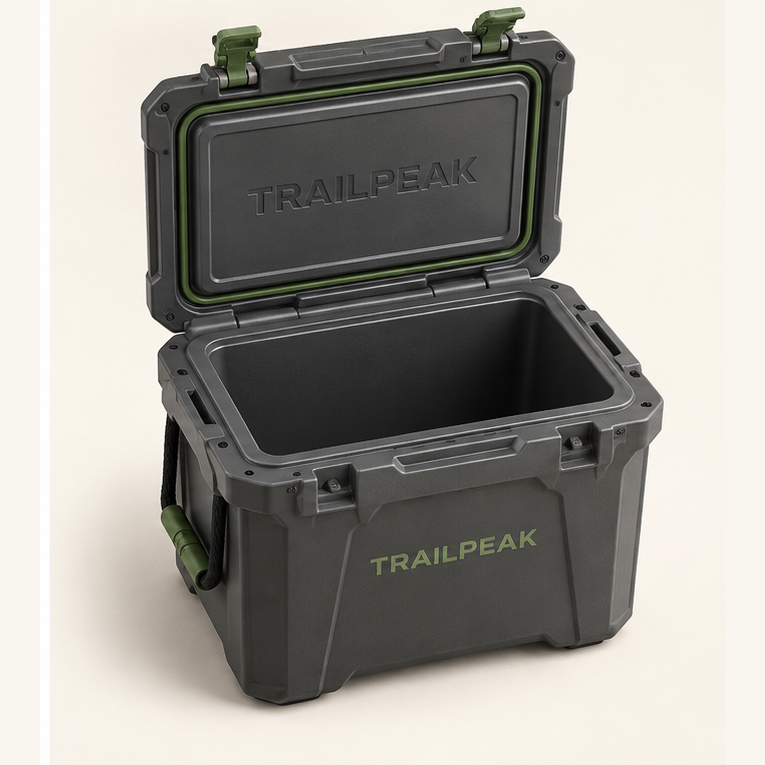 TRAILPEAK Summit Compact Hard Cooler — detail view