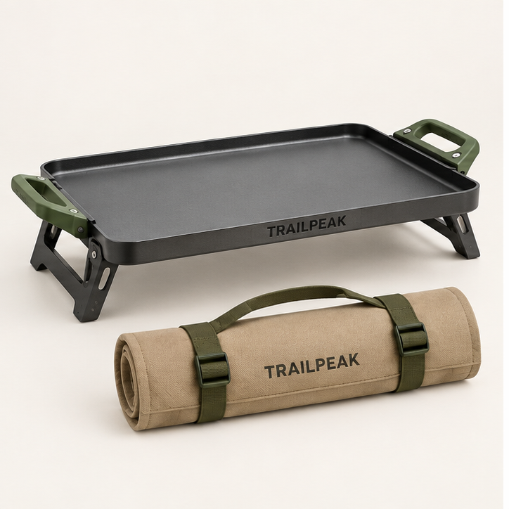 TRAILPEAK Campfire Griddle Set — front view
