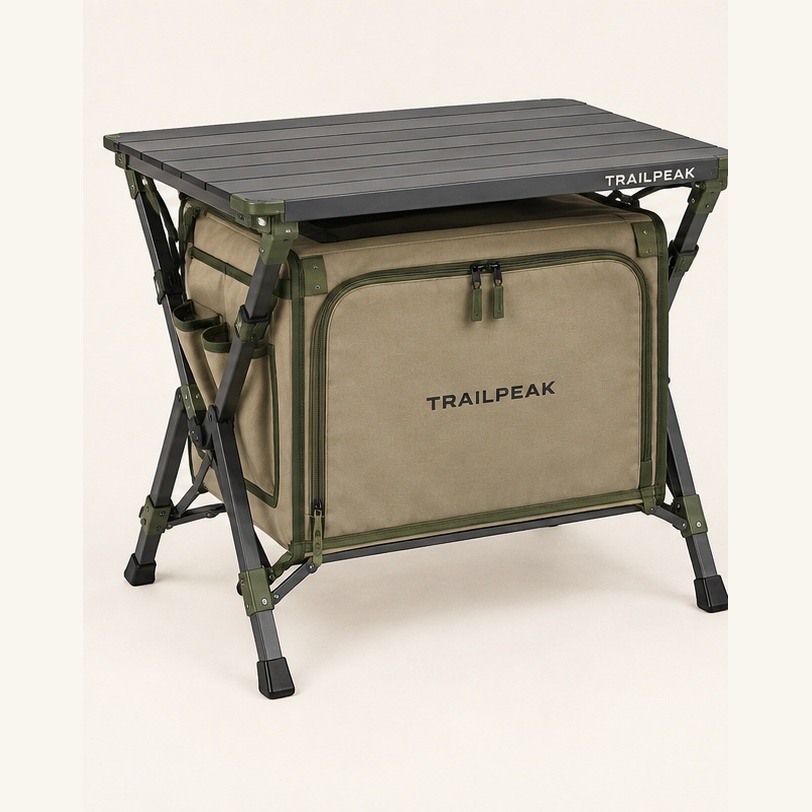 TRAILPEAK Ridge Outdoor Kitchen Table — front view