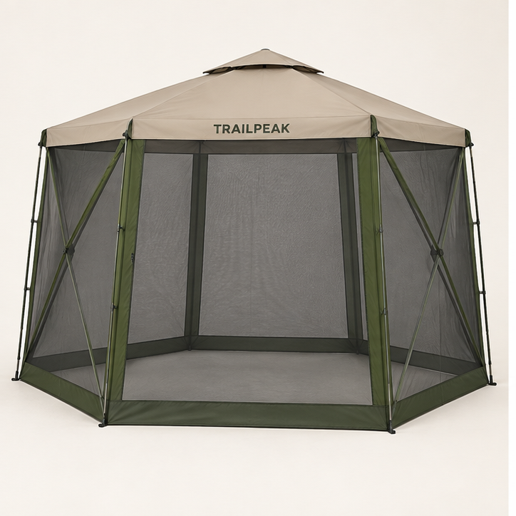 TRAILPEAK Meadow Screen Shelter — front view