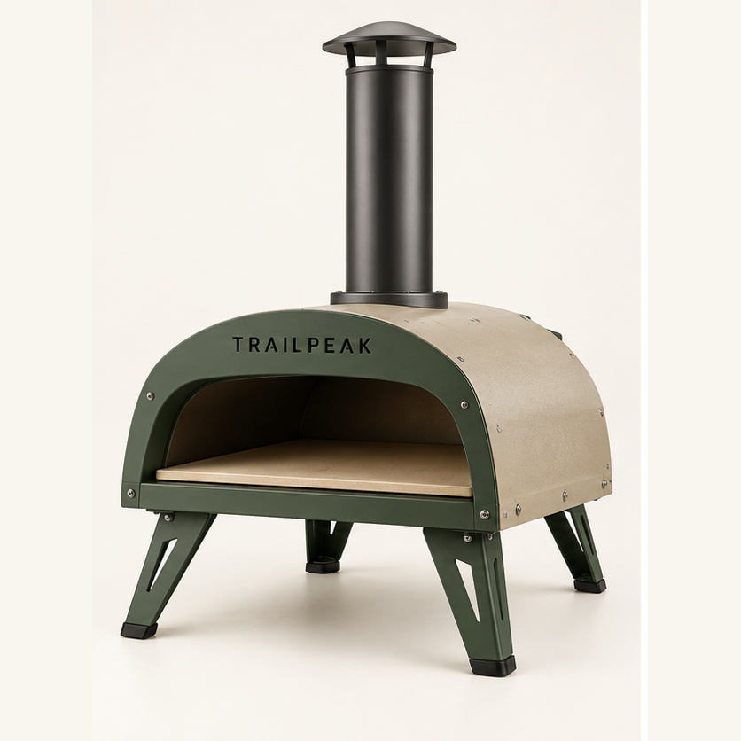 TRAILPEAK Scout 12 Wood-Pellet Pizza Oven — front view